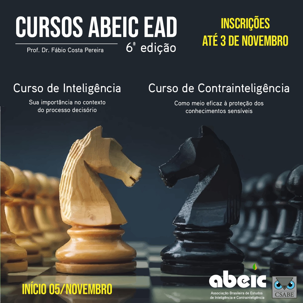 Inscrições Cursos EaD – 6ª Edição